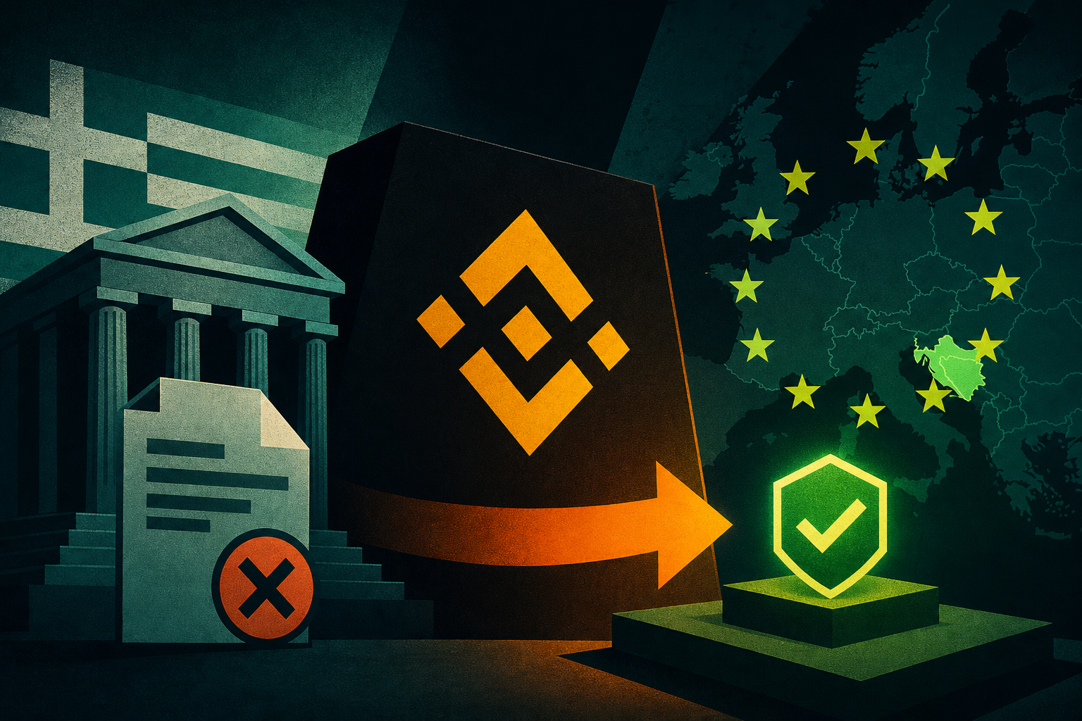 Binance withdraws Greece-filed MiCA application
