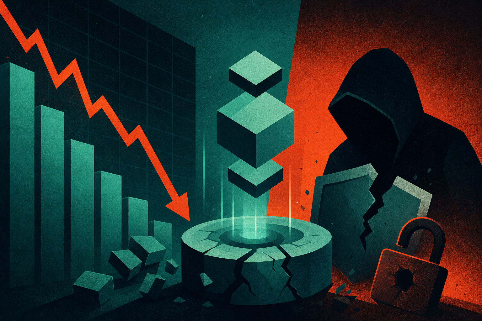 DeFi TVL drops 39% in 2026 amid market downturn and record hack activity