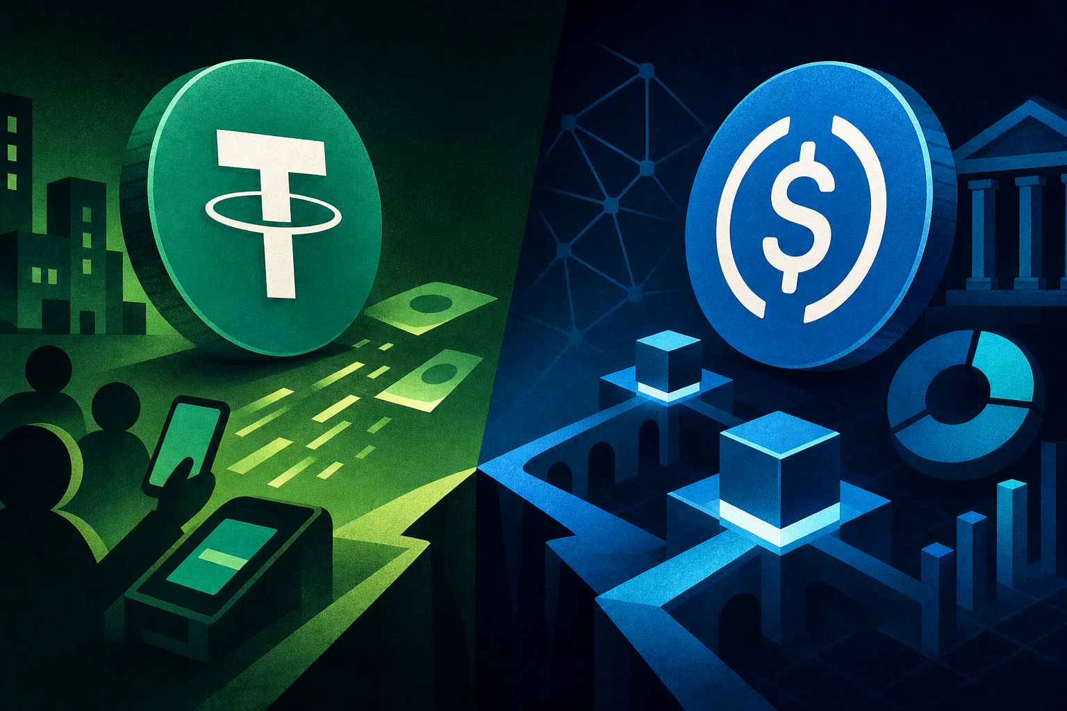 USDT wins payments, USDC wins DeFi as stablecoins diverge: Dune